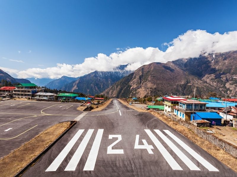 Classic Runway of Lukla Airport